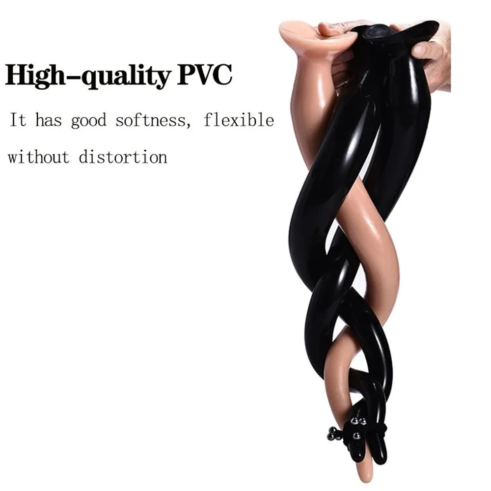 50 cm Anal Dildo & Plug-Schlange – Extra lang & flexibel | Silikon | Für intensive Anal-Dehnung | Xespera21