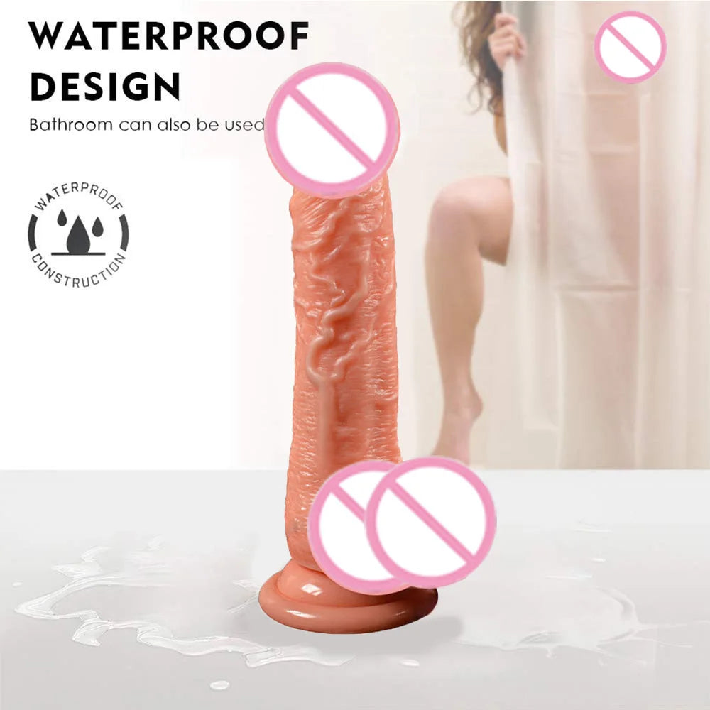 Beheizbarer Realistischer Vibrator mit Fernbedienung – Teleskop-Vibration & 10 Modi | Xespera21