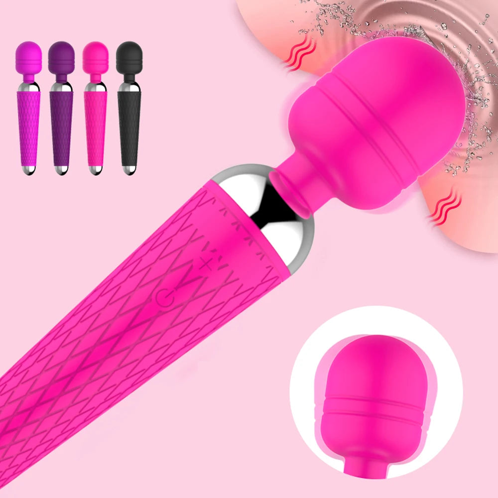 Vibrator mit 16 Vibrationsmodi – 18 cm / Wasserdicht & USB-aufladbar
