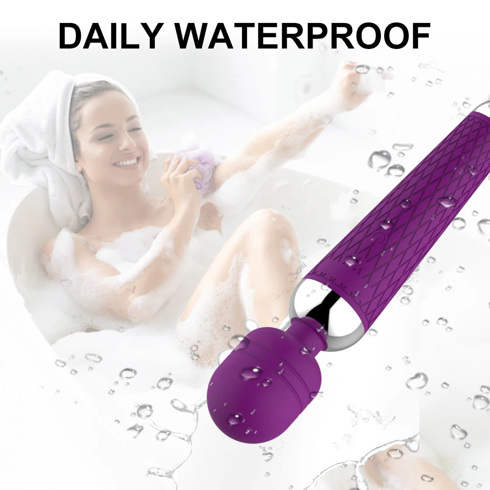 Vibrator mit 16 Vibrationsmodi – 18 cm / Wasserdicht & USB-aufladbar
