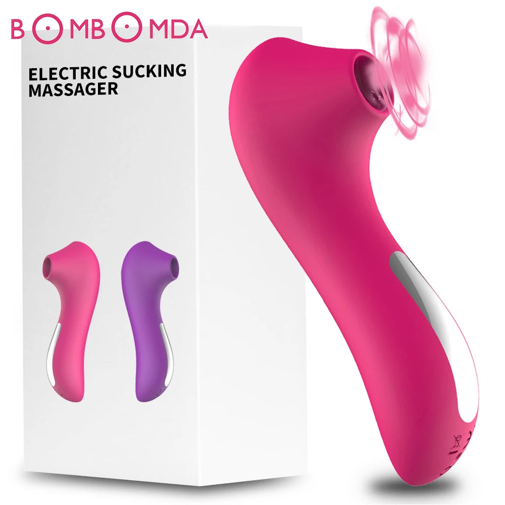 Klitoris Saug-Vibrator – 10 Intensitäten | Wasserdicht & USB-aufladbar
