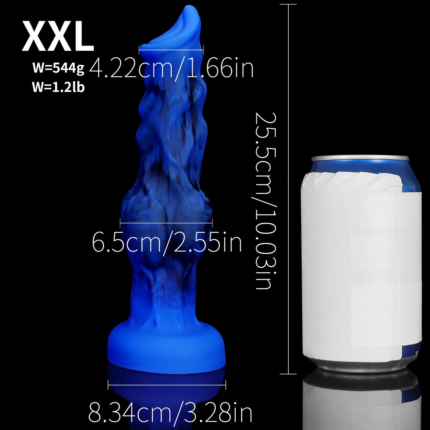 Realistischer Fantasy-Knoten-Dildo – Flüssigsilikon | Tierisch inspiriert, weich & flexibel | 5 Größen & Farben | Xespera21