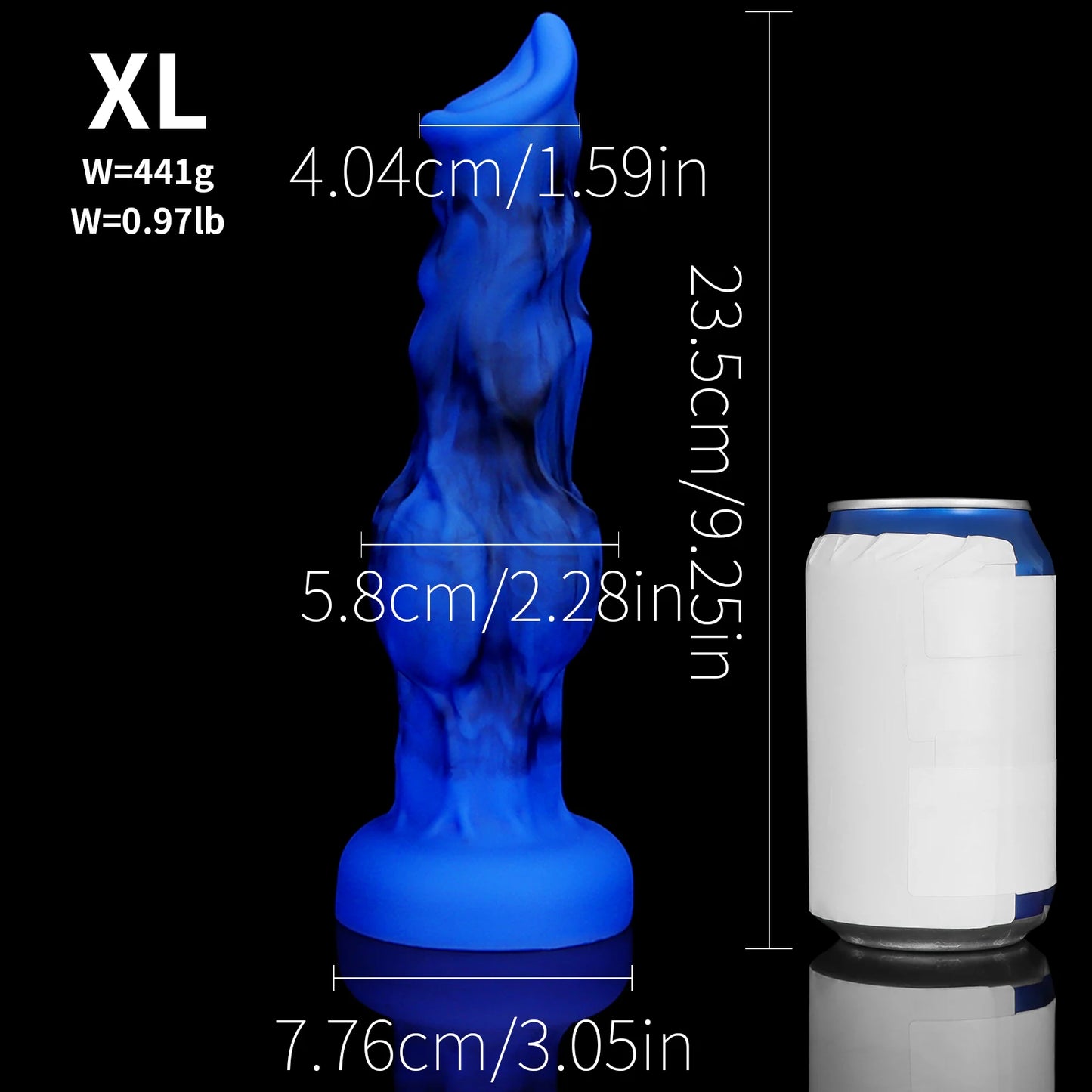 Realistischer Fantasy-Knoten-Dildo – Flüssigsilikon | Tierisch inspiriert, weich & flexibel | 5 Größen & Farben | Xespera21