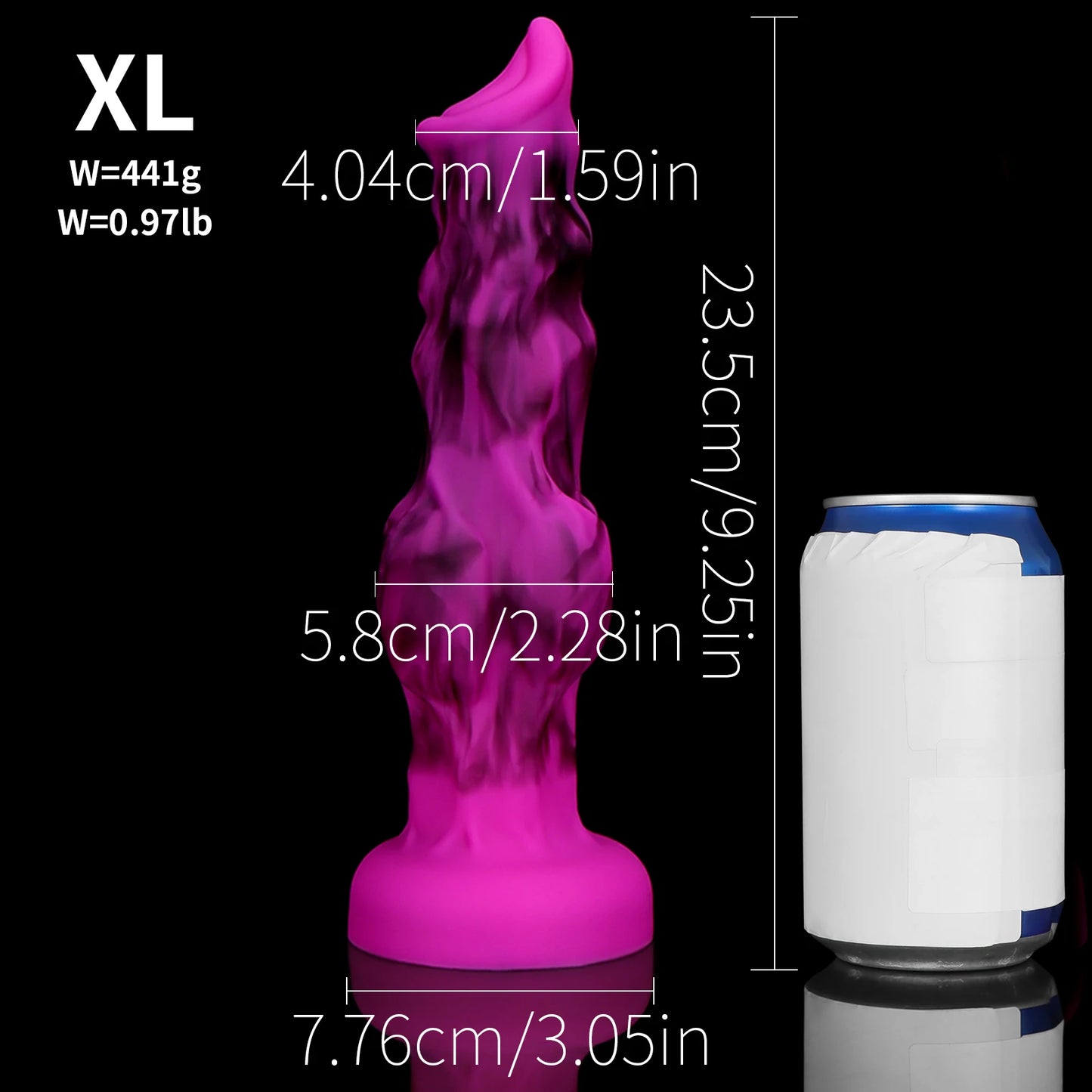 Realistischer Fantasy-Knoten-Dildo – Flüssigsilikon | Tierisch inspiriert, weich & flexibel | 5 Größen & Farben | Xespera21