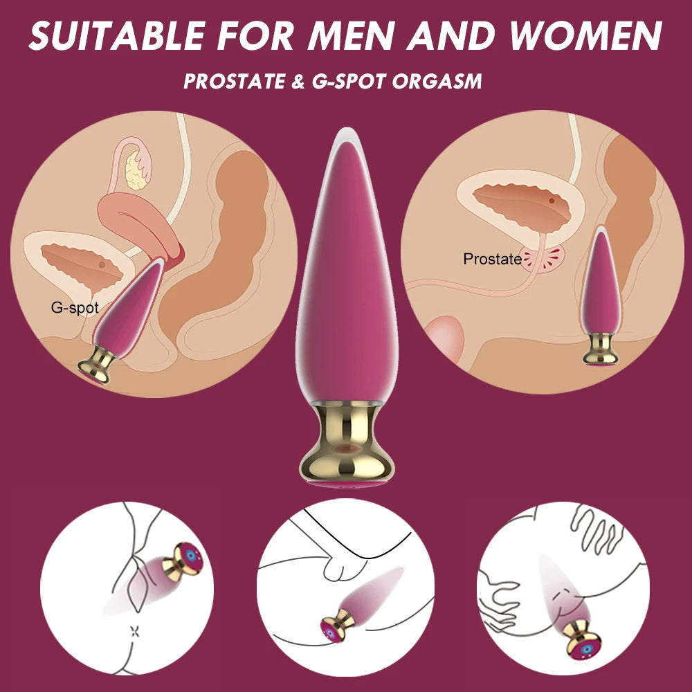Anal Vibrator mit Fernbedienung – Prostata & G-Punkt Stimulation | 10 Modi | Wiederaufladbar & wasserdicht | Xespera21