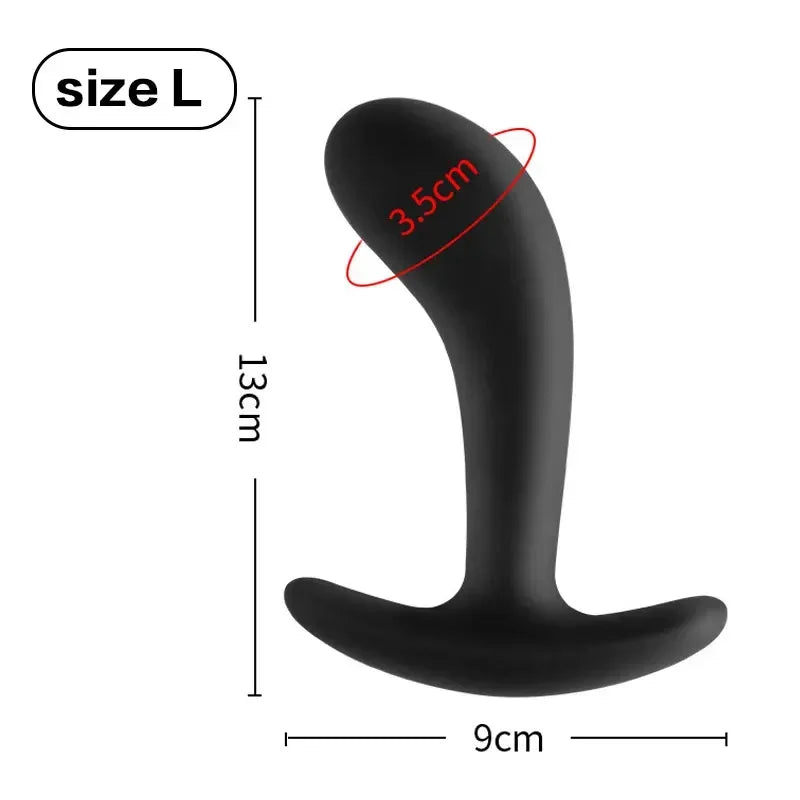 Analplug mit Saugfuß – 7,5 cm, 10,5 cm & 13 cm | Flexibel & hautähnlich