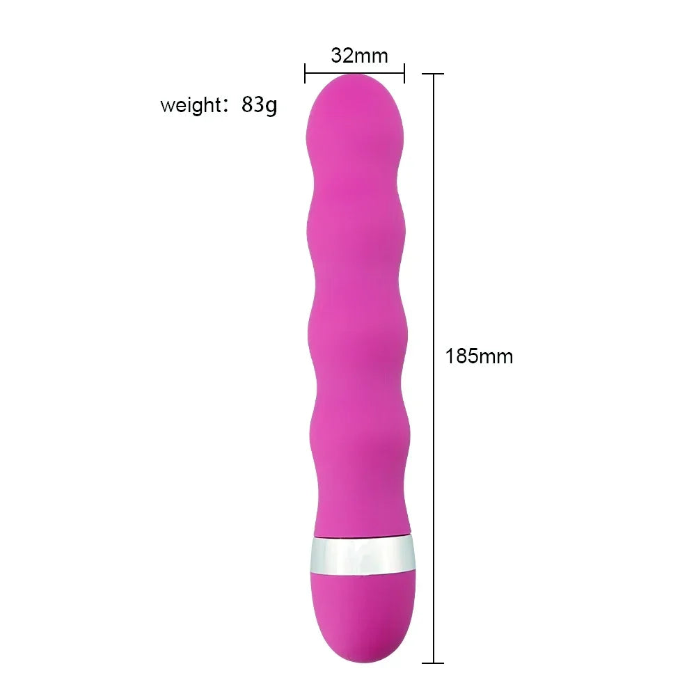 WAKEWAY G-Punkt Vibrator & Butt Plug – Multi-Speed | Klitoris & Anal-Stimulation | Lila & Rosa | Xespera21