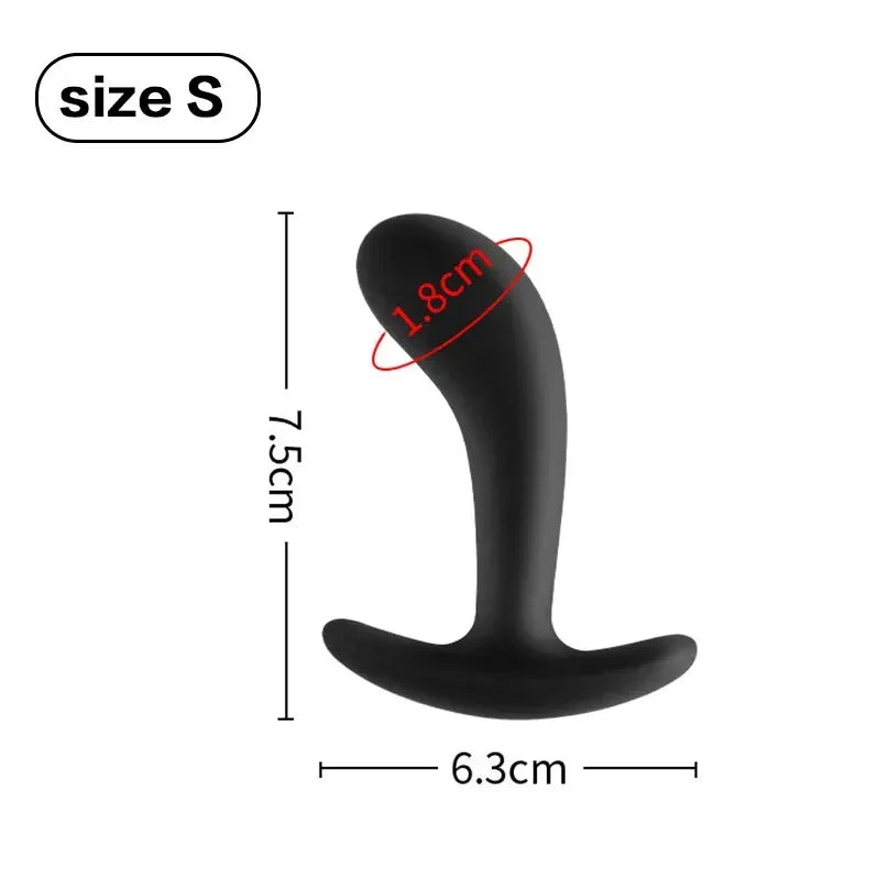Analplug mit Saugfuß – 7,5 cm, 10,5 cm & 13 cm | Flexibel & hautähnlich