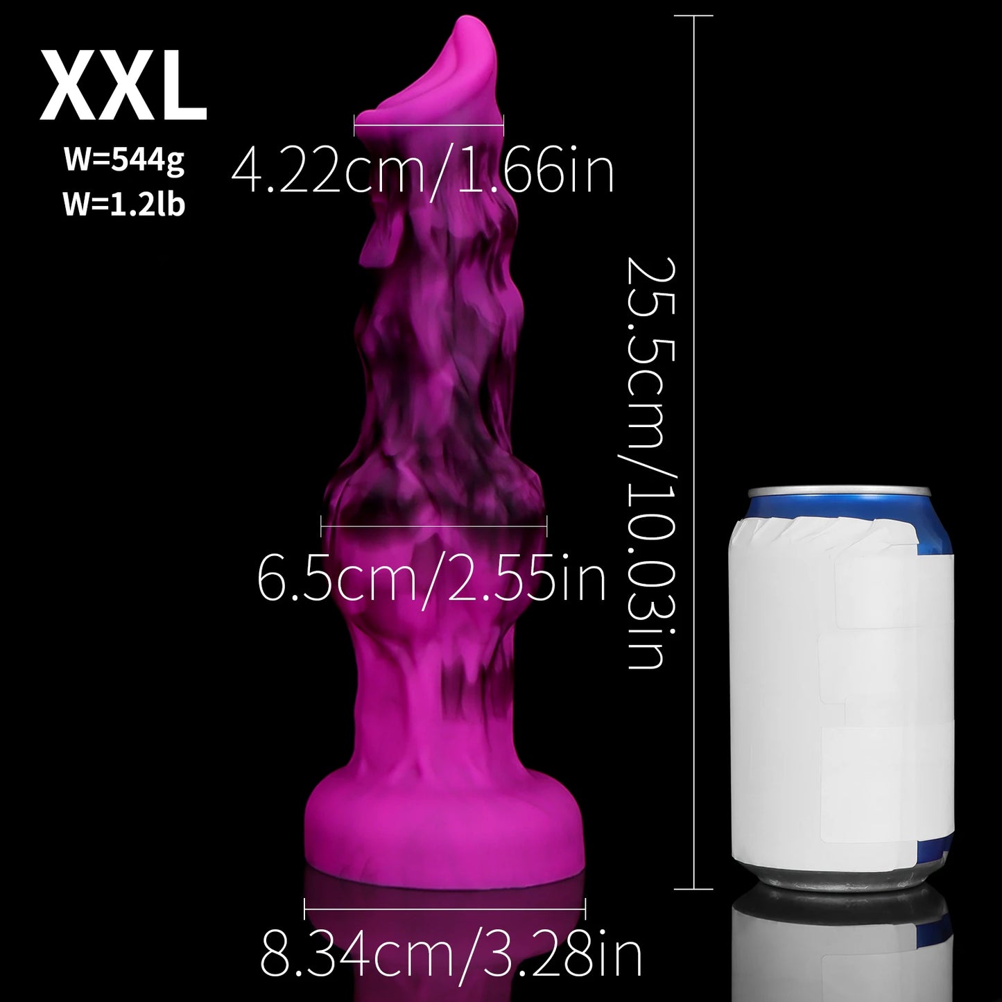 Realistischer Fantasy-Knoten-Dildo – Flüssigsilikon | Tierisch inspiriert, weich & flexibel | 5 Größen & Farben | Xespera21