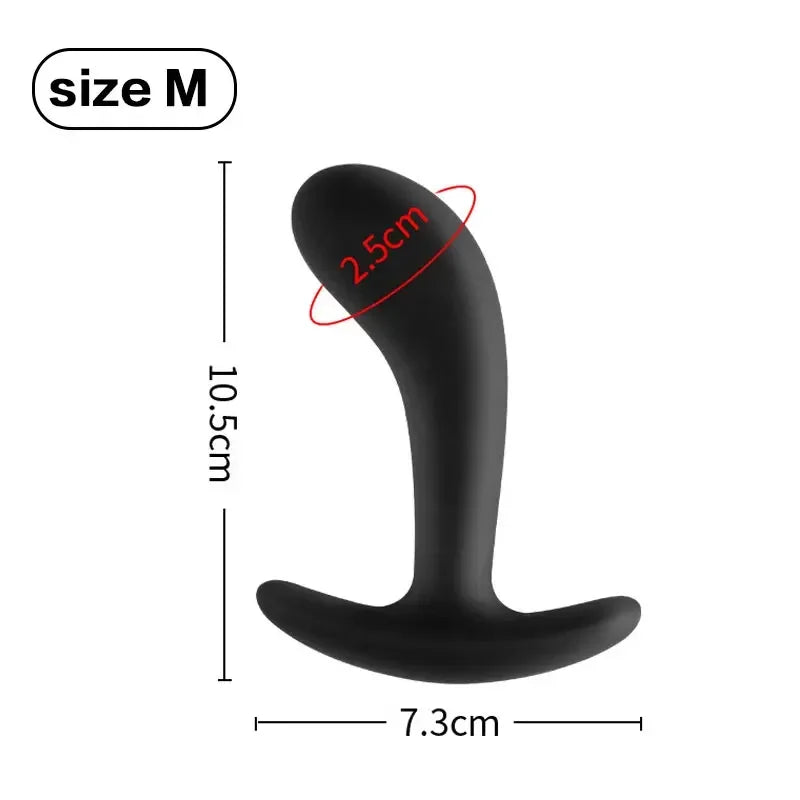 Analplug mit Saugfuß – 7,5 cm, 10,5 cm & 13 cm | Flexibel & hautähnlich