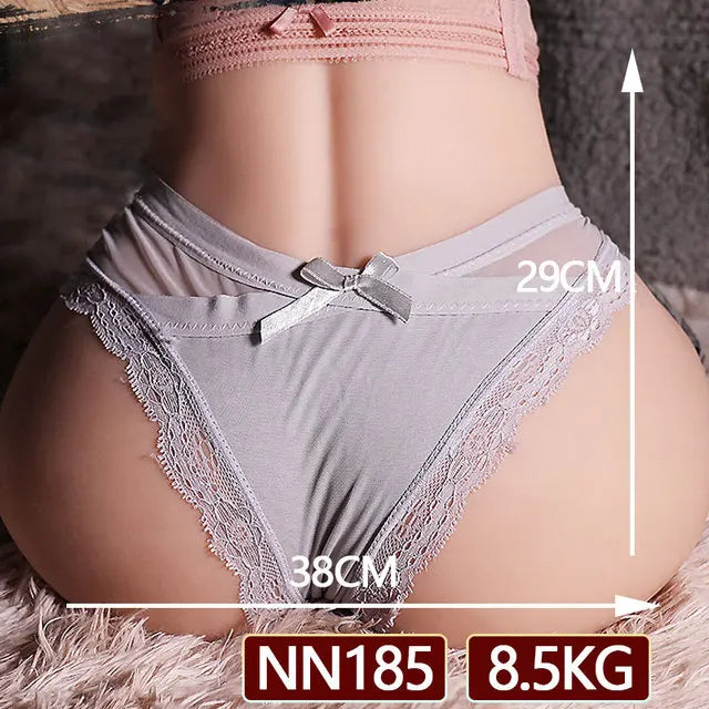 3D Realistische Vagina mit Anal – Big Ass Masturbator für Männer | TPE | Dual-Channel | Xespera21