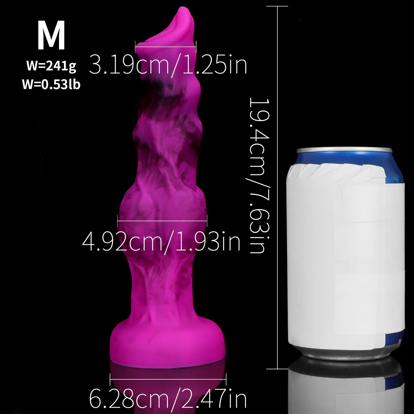 Realistischer Fantasy-Knoten-Dildo – Flüssigsilikon | Tierisch inspiriert, weich & flexibel | 5 Größen & Farben | Xespera21