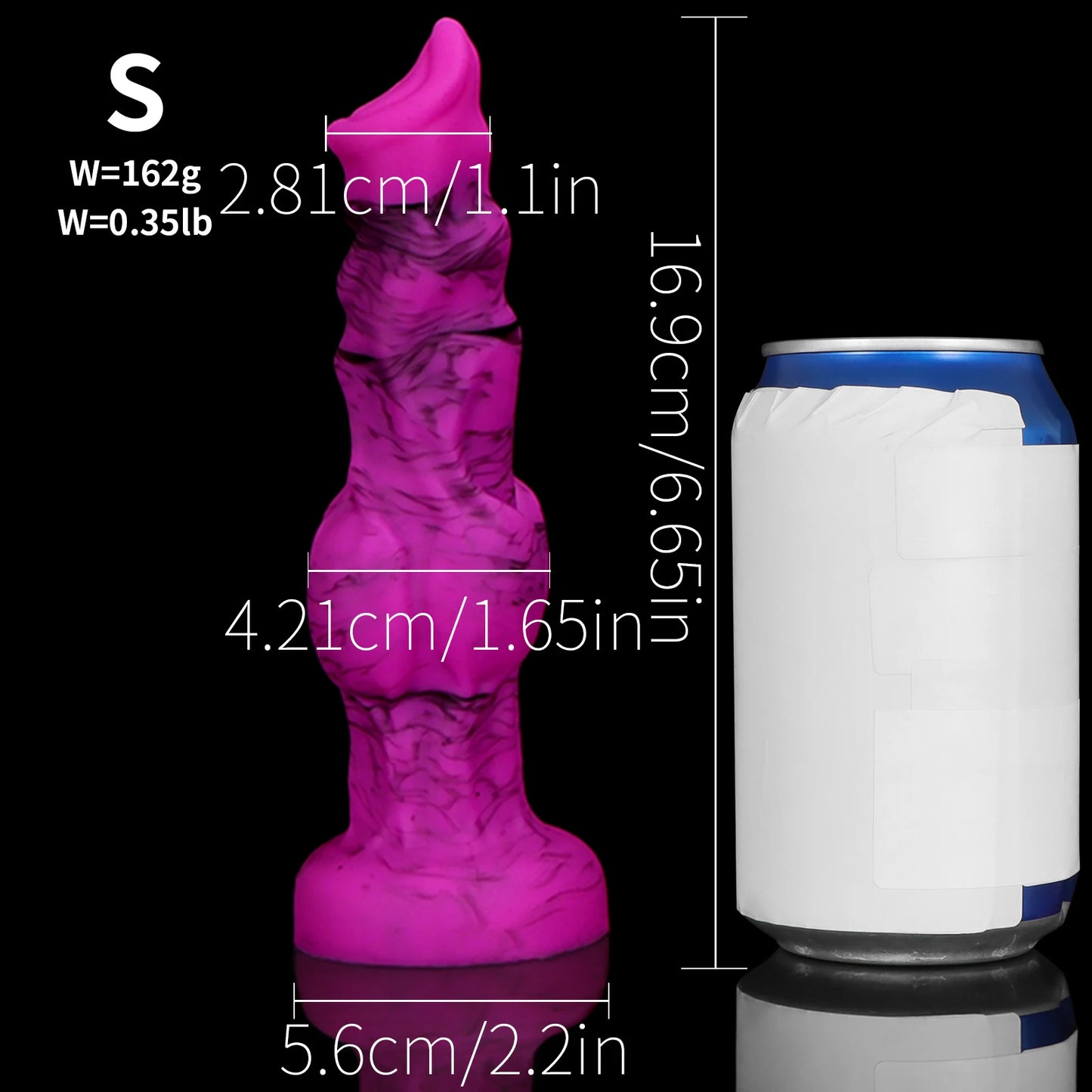 Realistischer Fantasy-Knoten-Dildo – Flüssigsilikon | Tierisch inspiriert, weich & flexibel | 5 Größen & Farben | Xespera21