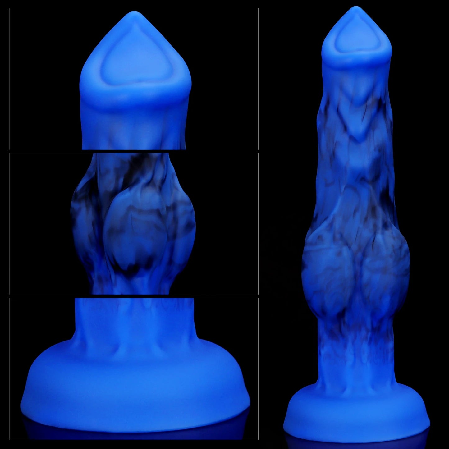 Realistischer Fantasy-Knoten-Dildo – Flüssigsilikon | Tierisch inspiriert, weich & flexibel | 5 Größen & Farben | Xespera21